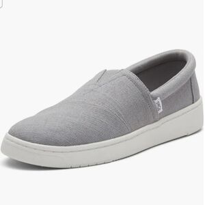 TOMS Travel Lite Slip-On Alpargata Sneaker ~ Grey Canvas | Men's: 11.5 *NWOB*